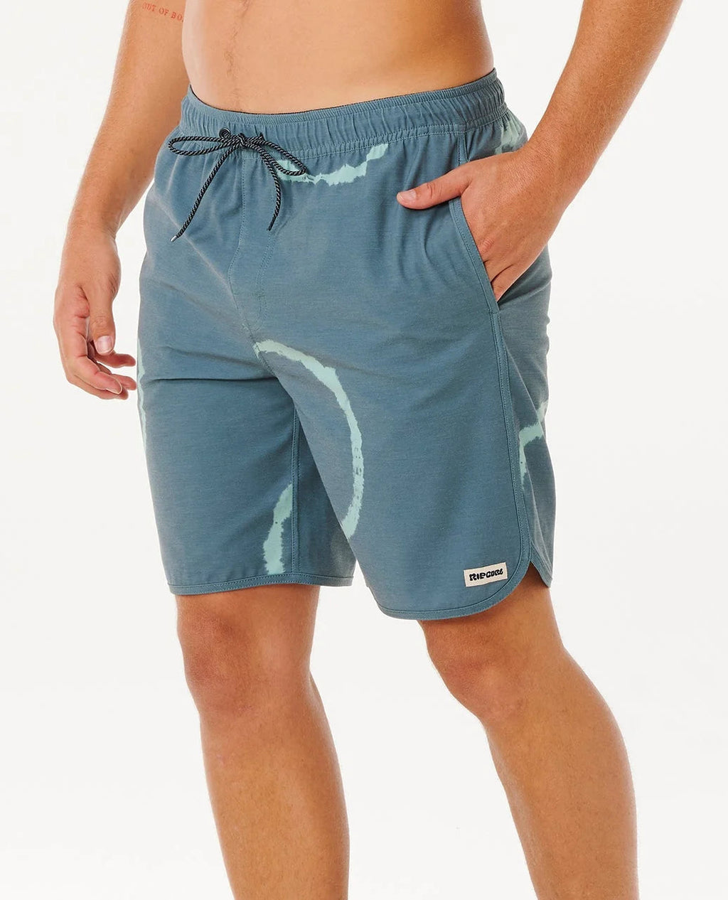 Ripcurl Men’s Pacific Rinse Dye Volley Shorts, side view