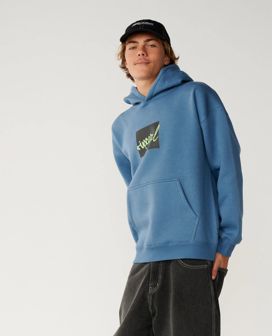Ripcurl Men’s Rip Script Icon Hoodie, product view 2
