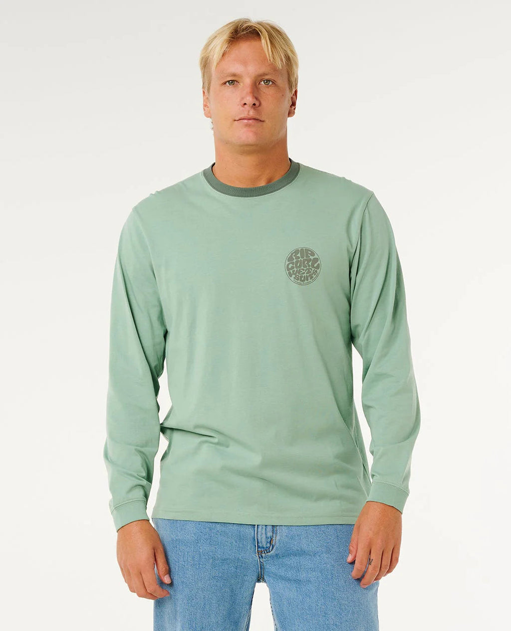 Ripcurl Men’s Wetsuits Icon Long Sleeve Tee, product view 1