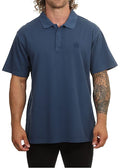Ripcurl Premium Surf Wettie Polo in light navy, front view
