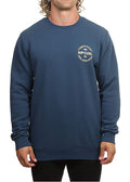 Ripcurl Staple Crew in light navy, front view