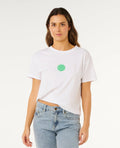 Ripcurl Women’s Icons Of Surf Relaxed Tee, product view 1
