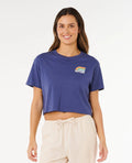 Ripcurl Women’s Surfside Cropped Tee, product view 1