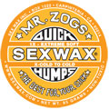 Sex Wax Quick Humps Yellow 1X extreme-soft surfboard wax