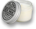 Sex Wax scented candle in clear glass jar
