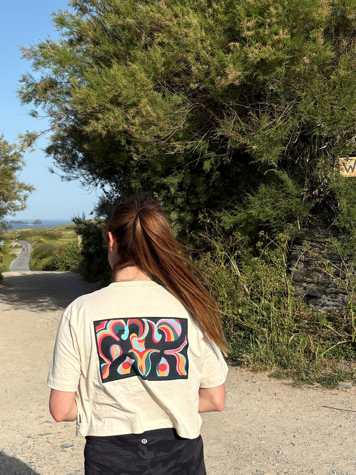 Volcom Bruno Lucas Crew Tee in Off White, product view 4