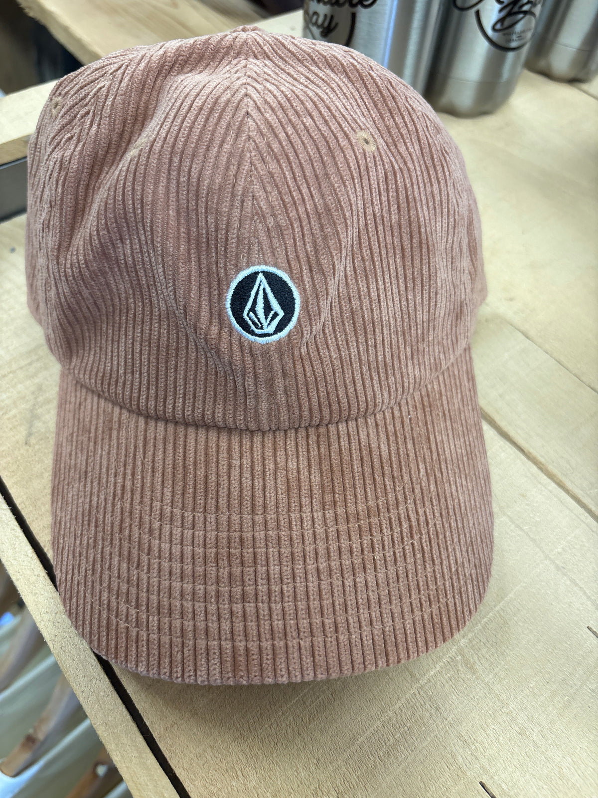 Volcom Circle Stone Dad Hat in Brick