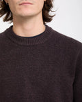 Volcom Edmonder II Sweater in Raisin, close-up detail