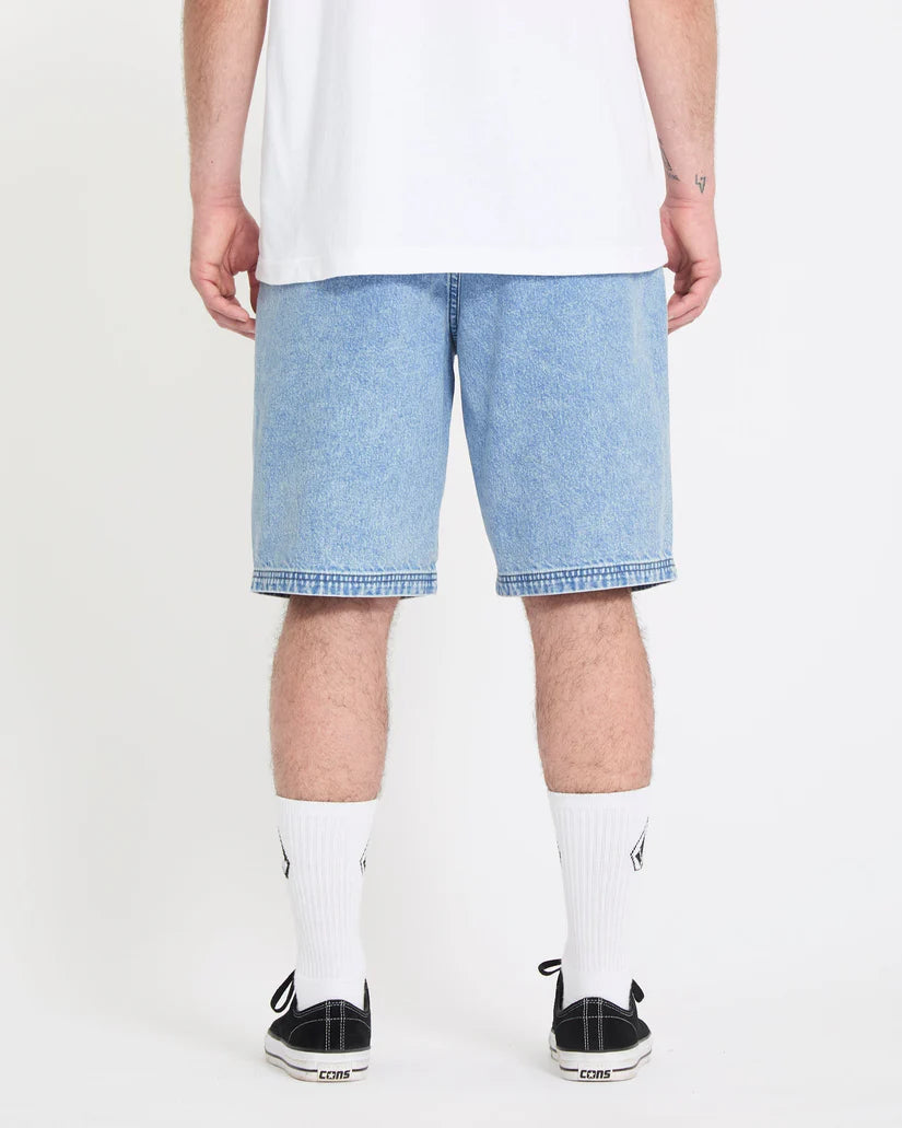 Volcom Freazy 22 inch Denim Short in Pale Aqua, product view 3