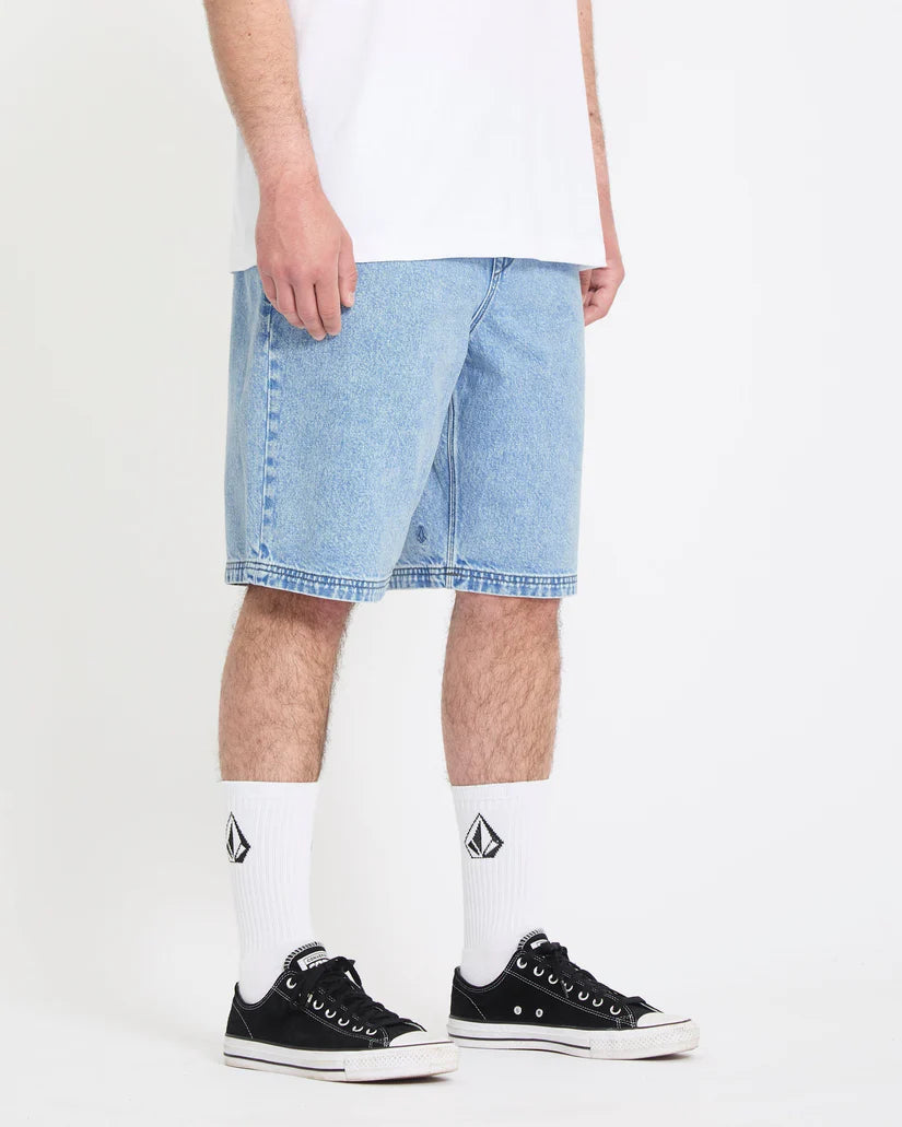 Volcom Freazy 22 inch Denim Short in Pale Aqua, product view 4