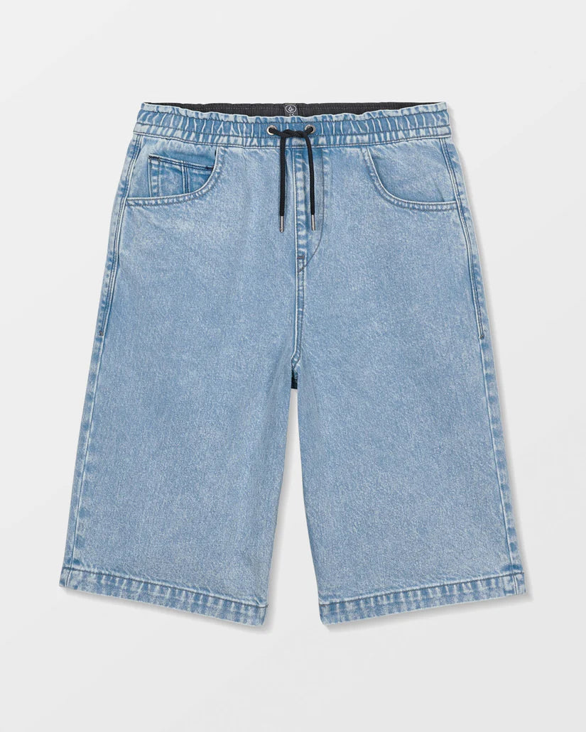 Volcom Freazy 22 inch Denim Short in Pale Aqua, product view 5