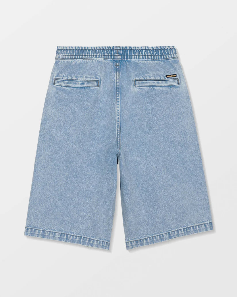 Volcom Freazy 22 inch Denim Short in Pale Aqua, product view 6