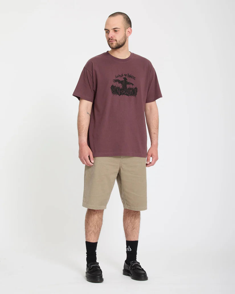 Volcom Freazy 22 inch Shorts in khaki, product view 2