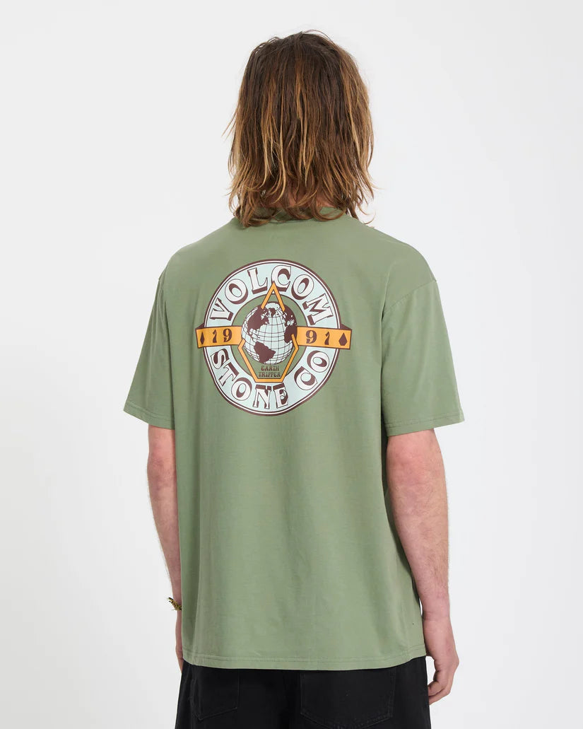 Volcom Globular T-Shirt in Brolive, product view 2