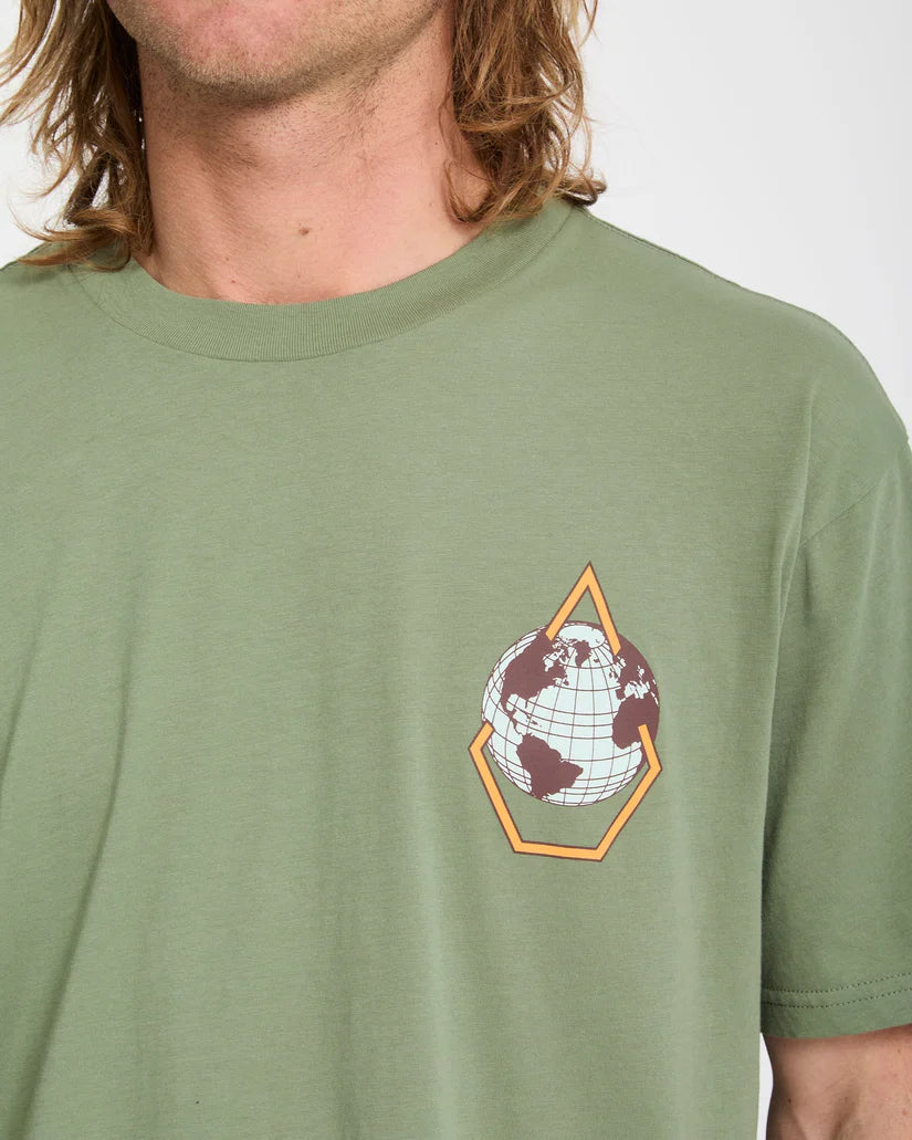 Volcom Globular T-Shirt in Brolive, product view 4