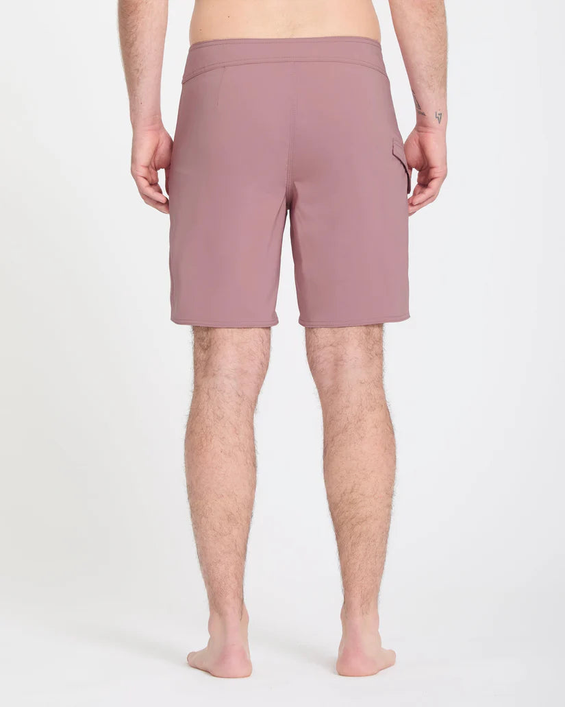 Volcom Lido Solid Mod 18 inch Boardshort in Stone Rose, product view 2