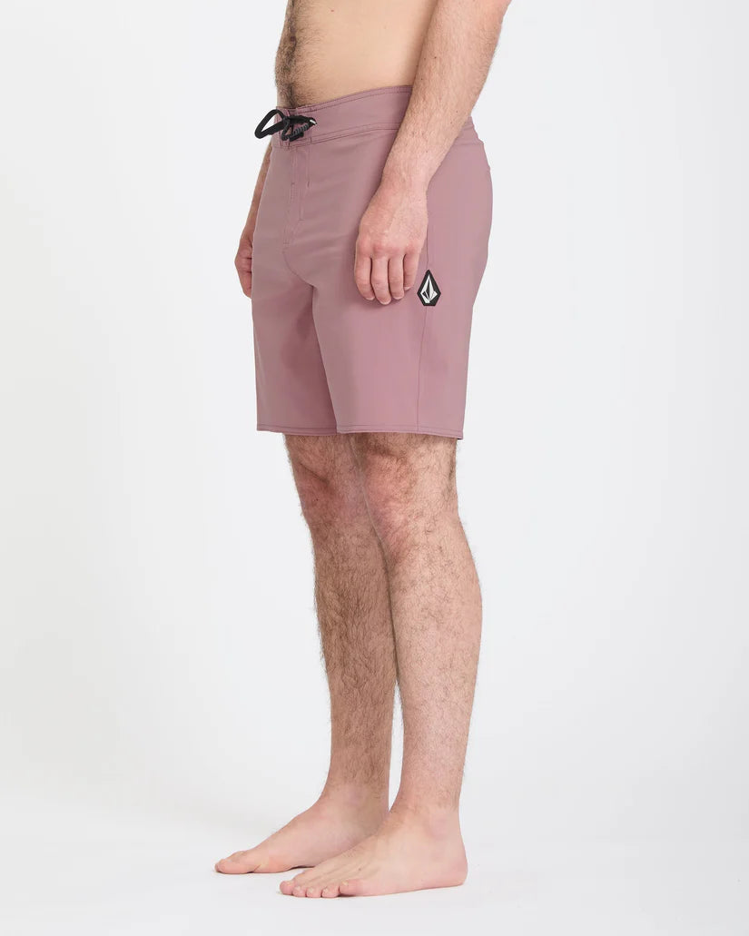 Volcom Lido Solid Mod 18 inch Boardshort in Stone Rose, product view 4