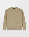 Volcom Single Stone Crew in Brindle, model front view
