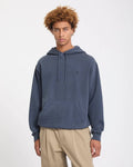 Volcom Single Stone Hoodie in Storm Blue, front view