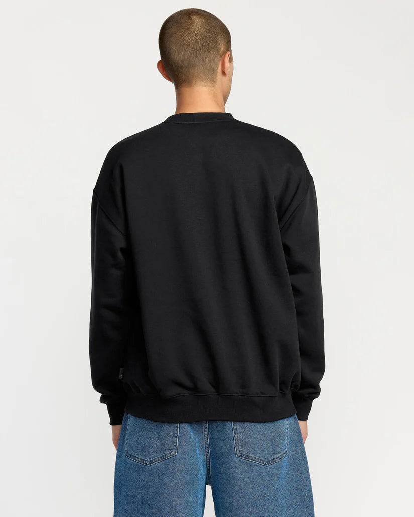 Volcom Stone Sweatshirt in black, product view 2