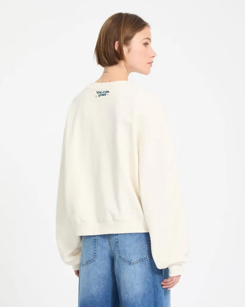 Volcom Women’s Bruno Lucas Crew, back view