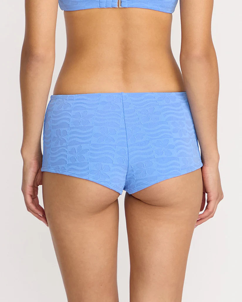Volcom Women’s Coco Surf Short in blue, back view