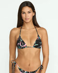 Volcom Women’s Dream in Bloom Bikini Top, front view
