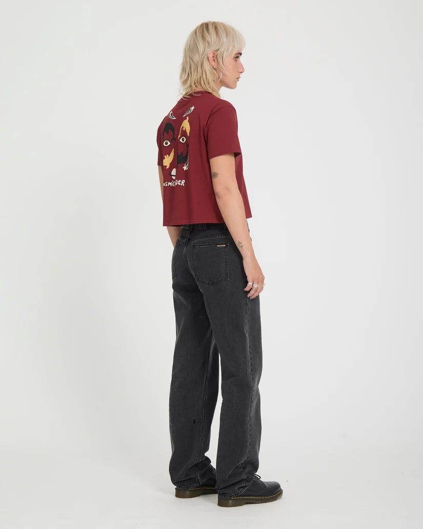 Volcom Women’s Ozzy II T-Shirt in Brick, product view 6