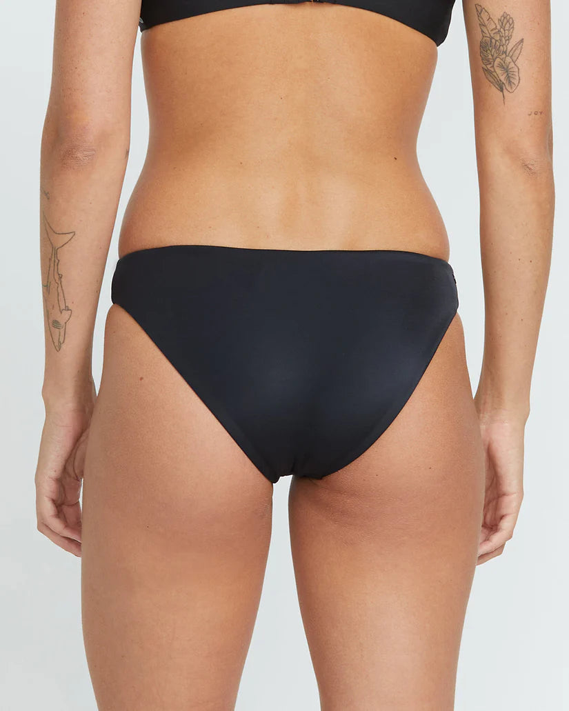 Volcom Women’s Simply Seamless Bikini Bottoms, Full coverage back view