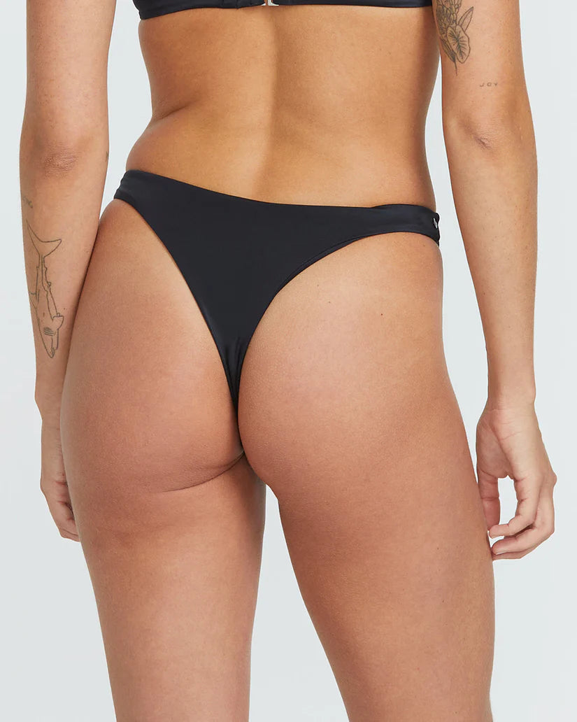 Volcom Women’s Simply Seamless Bikini Bottoms, Tiny coverage back view