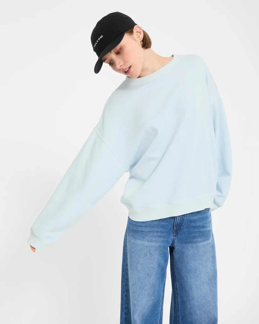 Volcom Women’s Stone Soft Crew, front view