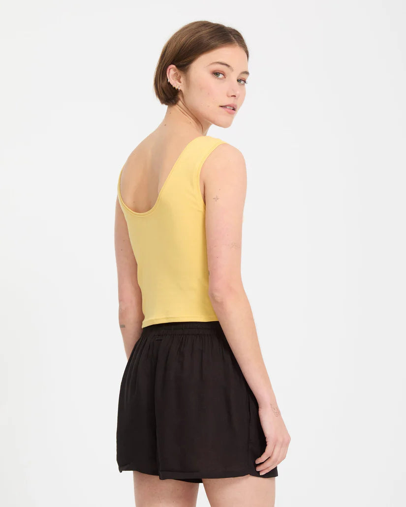 Volcom Women’s Stone Tight Tank, back view