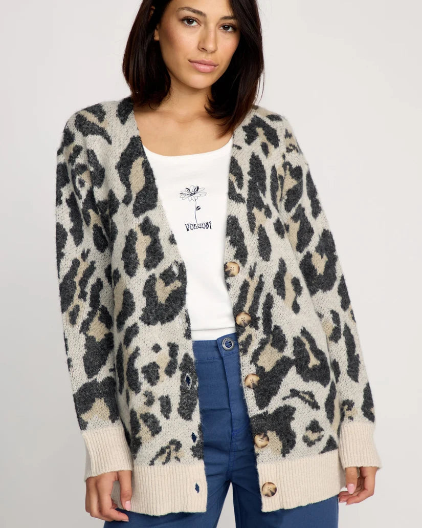 Volcom Women’s Wylding Out Cardigan, detail view