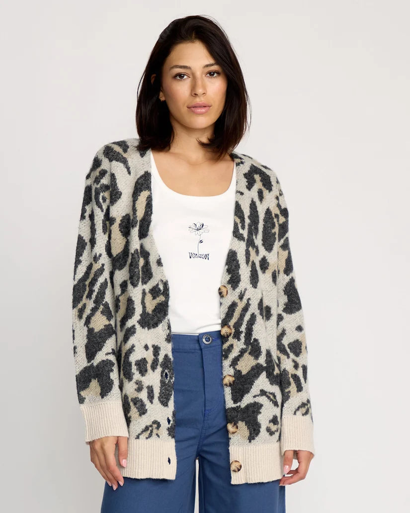 Volcom Women’s Wylding Out Cardigan, front view